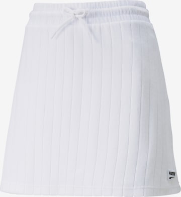 PUMA Athletic Skorts 'Downtown' in White: front