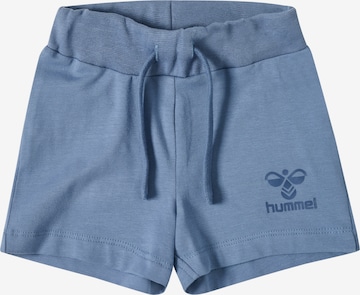 Hummel Trousers 'Joc' in Blue: front