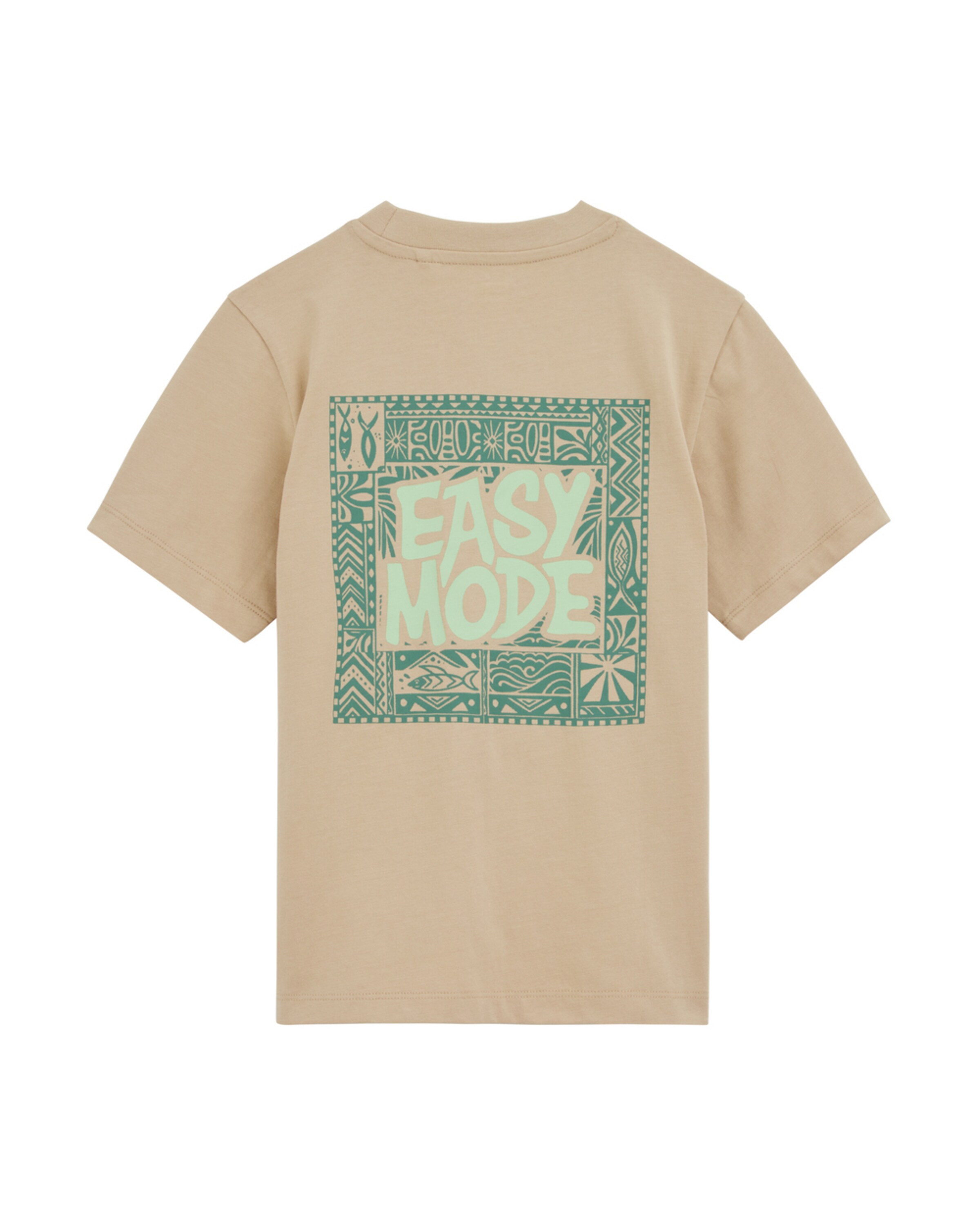 T-Shirt WE Fashion en beige