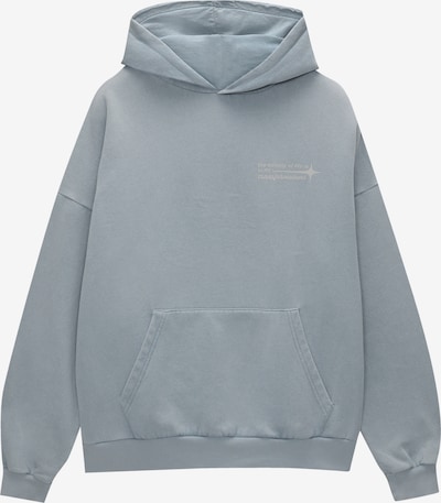 Pull&Bear Sweatshirt i himmelsblå / off-white, Produktvy