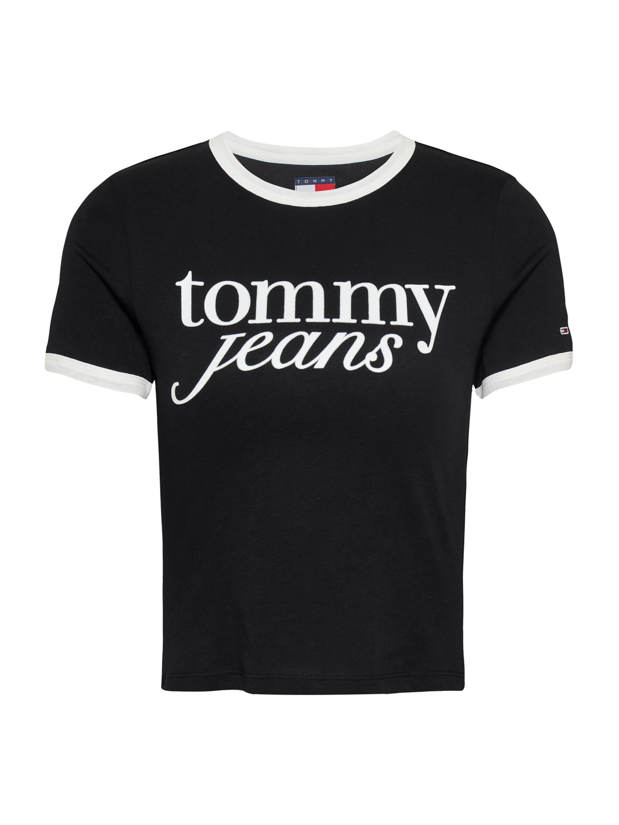 Tommy Jeans Shirt in Black: front
