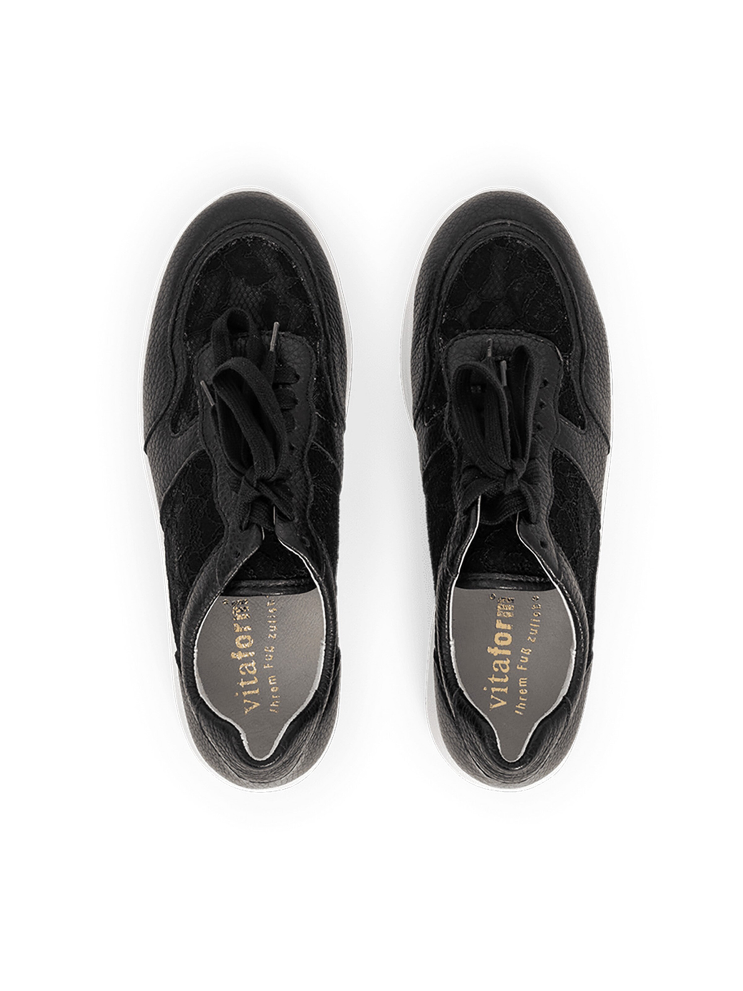 VITAFORM Platform trainers in Black