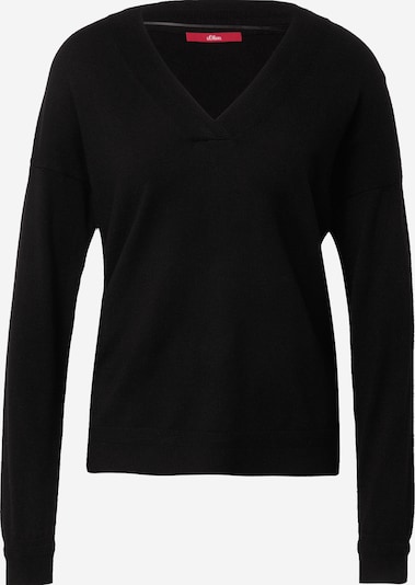 s.Oliver Pullover in schwarz, Produktansicht