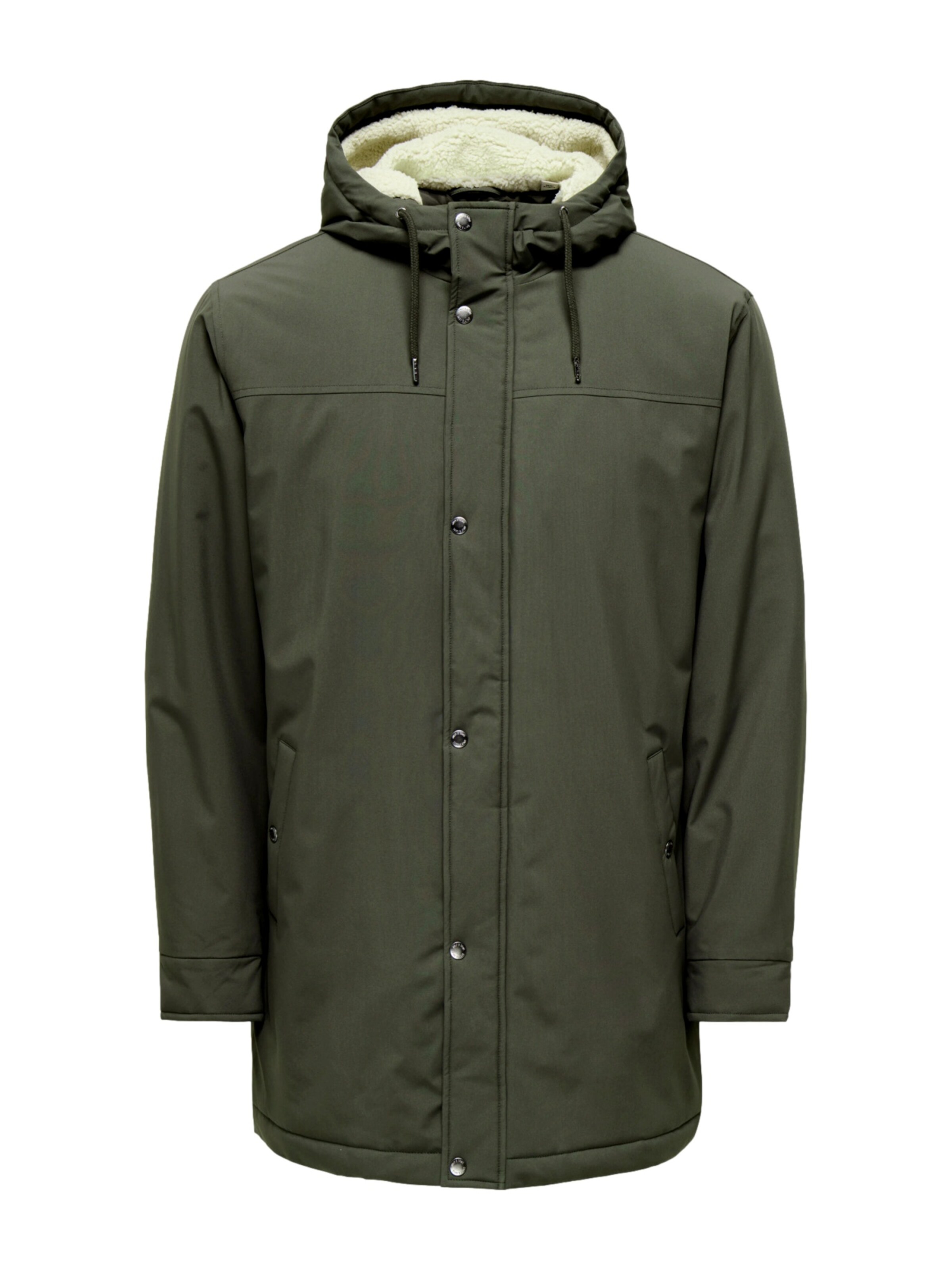 Only & Sons Winter parka 'ONSALEXANDER' in Green: front