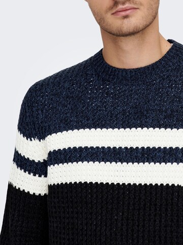 Pullover di Only & Sons in blu