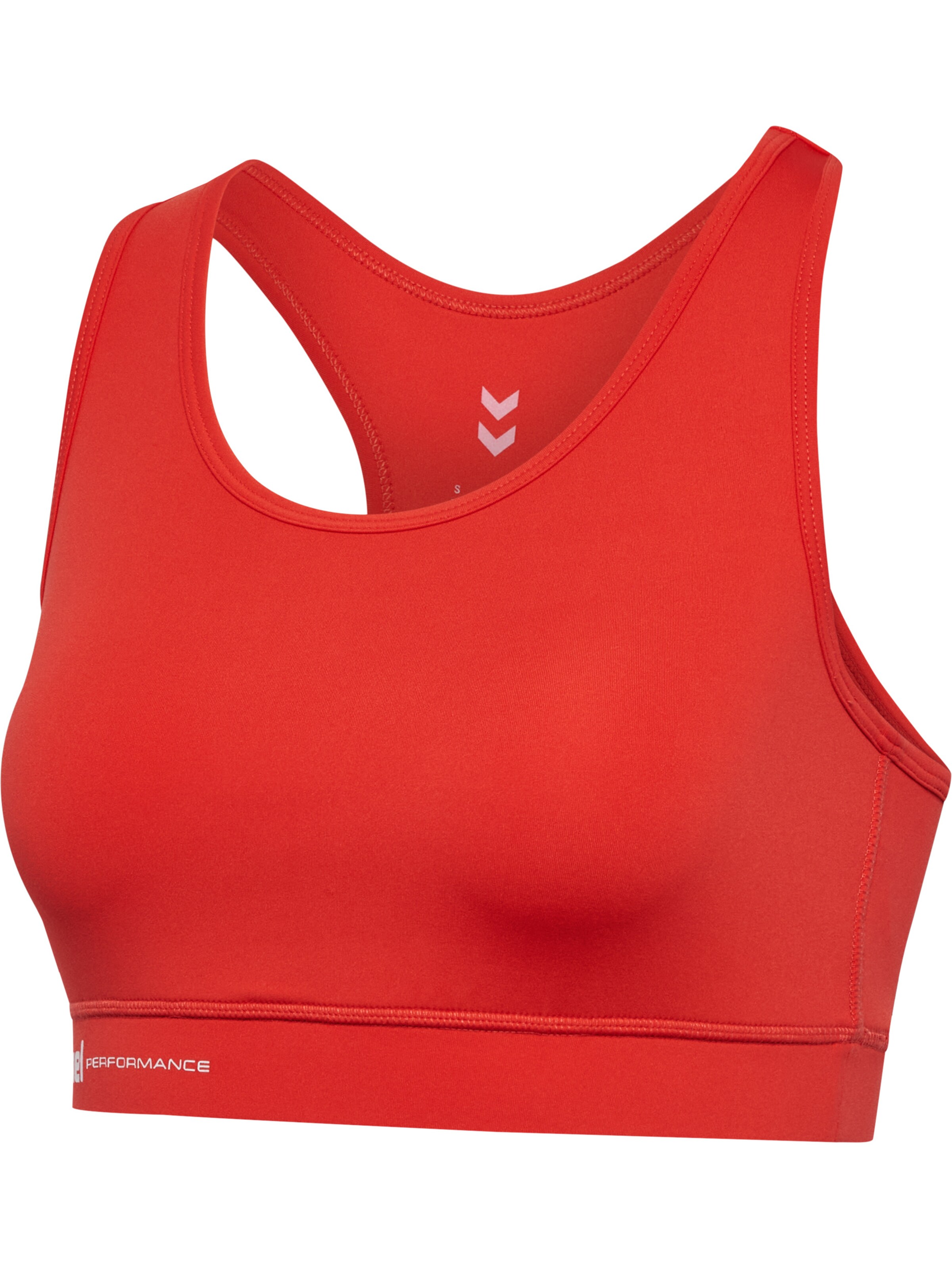 Hummel Bustier Sports-BH 'Pulse' i rød