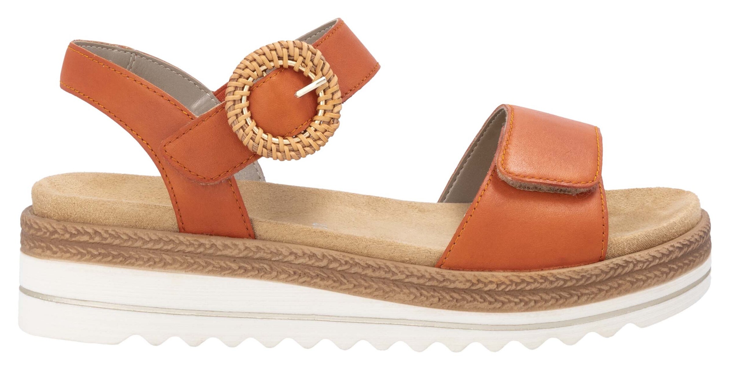 REMONTE Strap Sandals in Orange