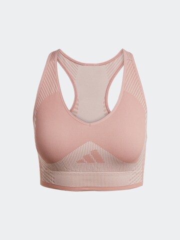 ADIDAS PERFORMANCE Bralette Sports bra in Pink: front