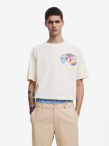 Desigual - Loosefit Pantalón en beige