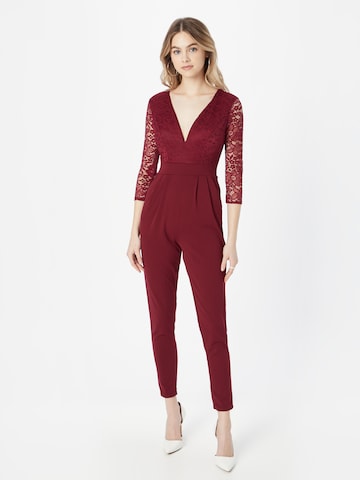 WAL G. Jumpsuit 'LEE' in Red: front