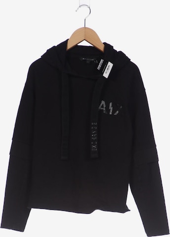 ARMANI EXCHANGE Sweatshirt & Zip-Up Hoodie in S in Black: front