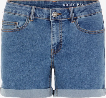 Coupe slim Jean Noisy may en bleu : devant