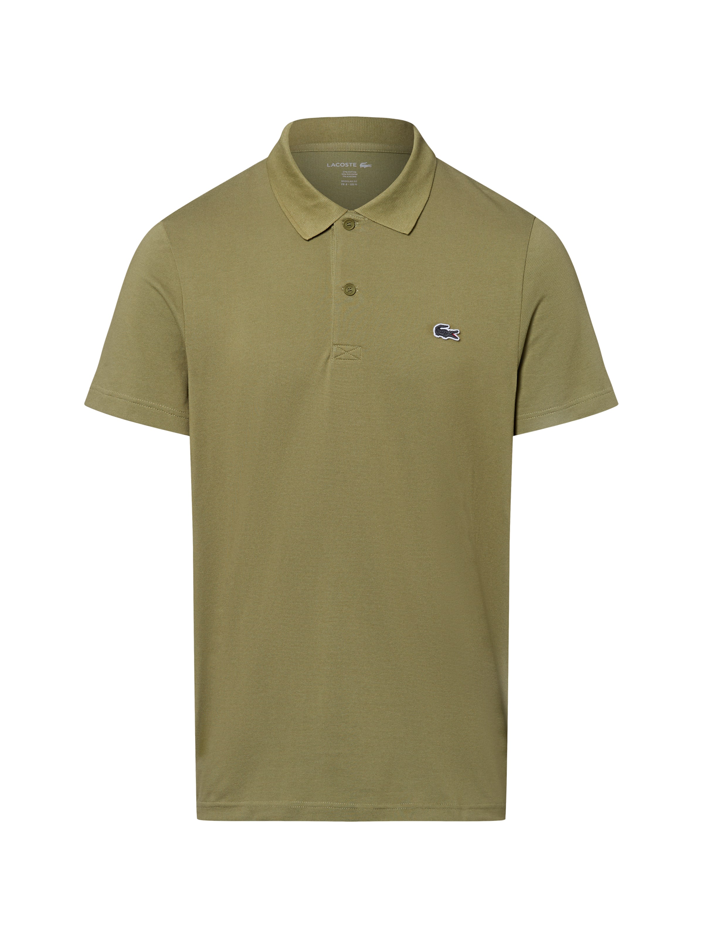 T-Shirt LACOSTE en vert : devant