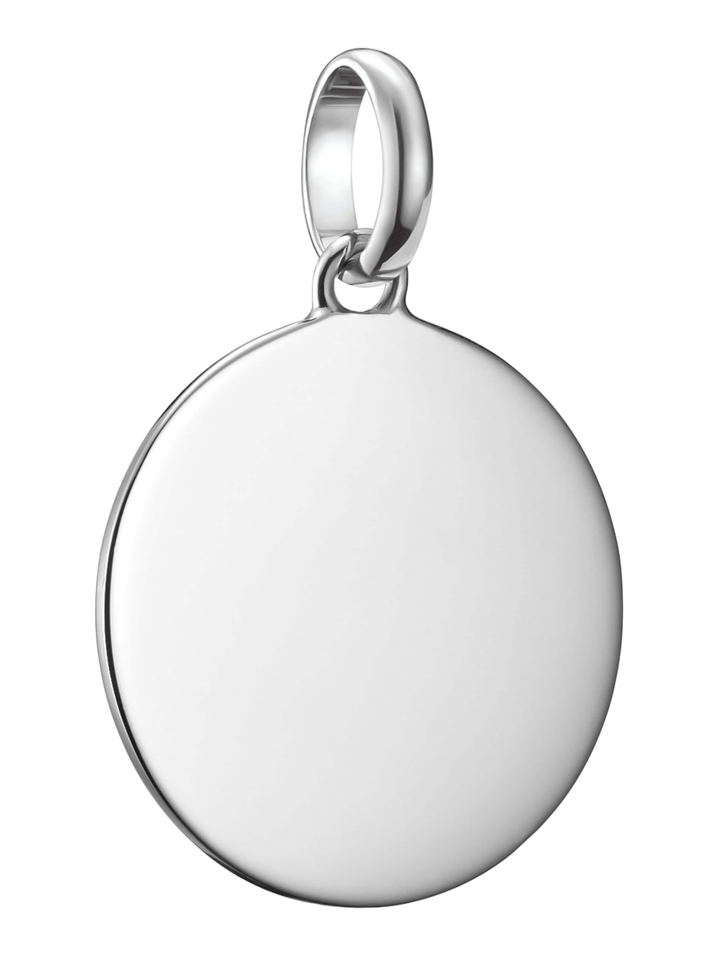 Thomas Sabo Anhänger 'Coin groß Connect' in Silber: Vorderseite