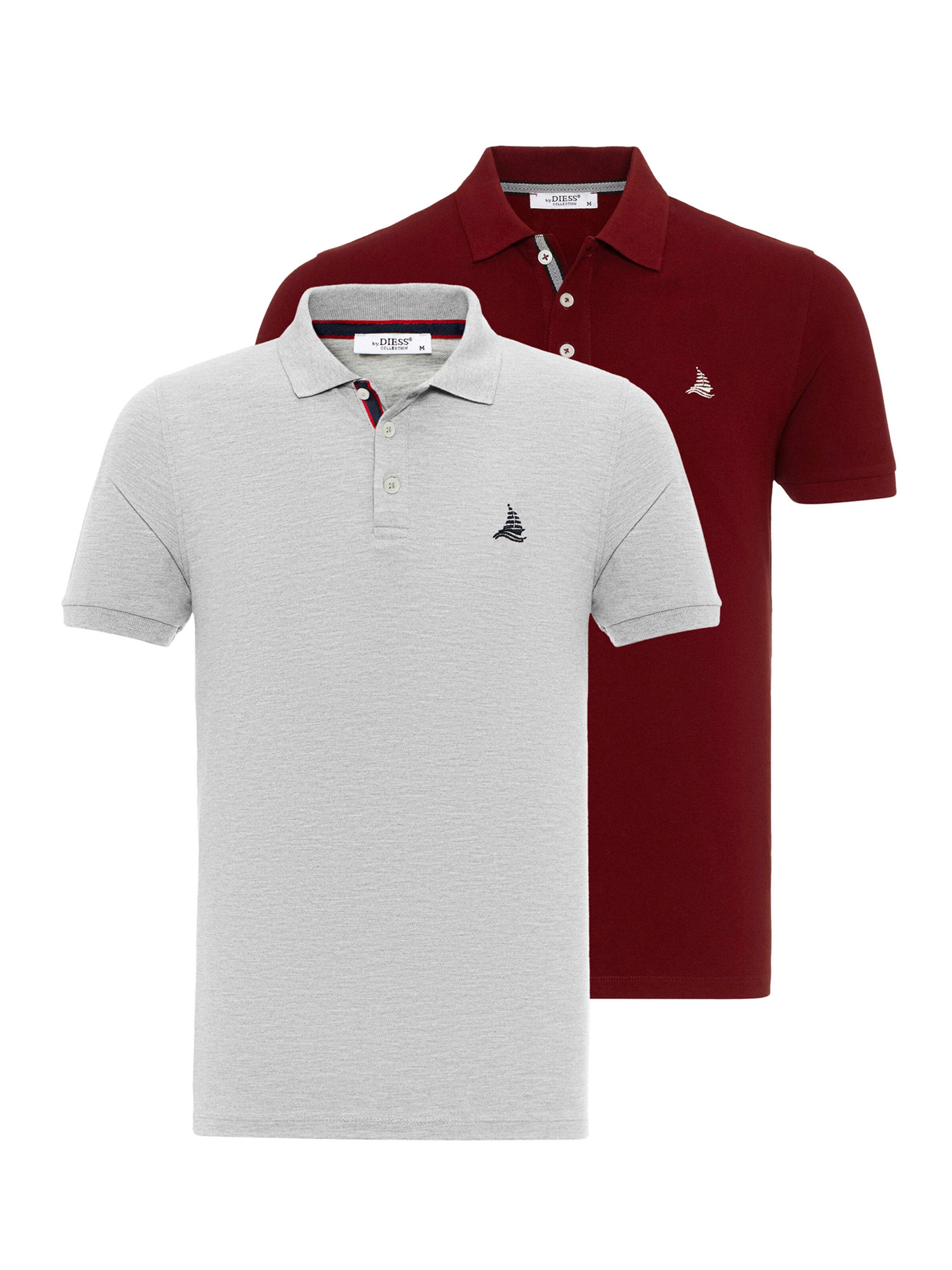 By Diess Collection Majica | siva barva: sprednja stran