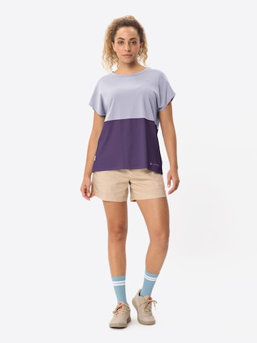 VAUDE Functioneel shirt 'Redmont' in Lila