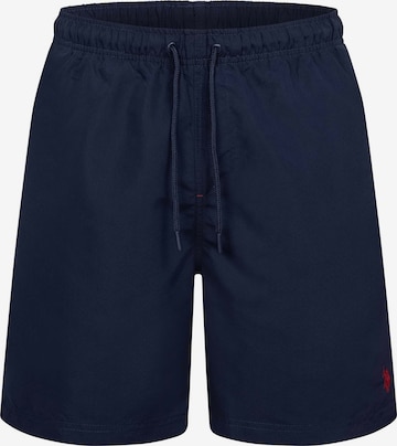 Shorts de bain U.S. POLO ASSN. en bleu : devant