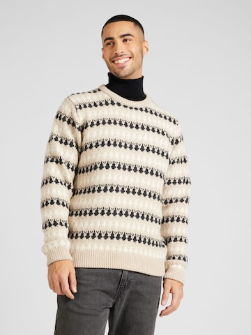 Cleptomanicx Pullover 'Trio' in Braun: predná strana