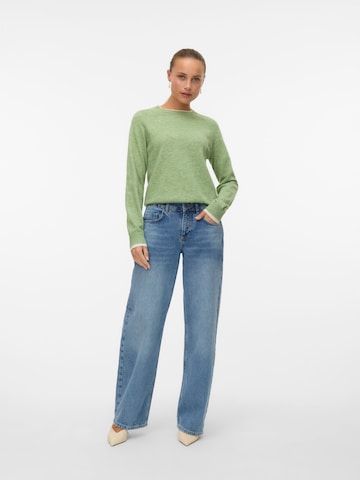 VERO MODA Pulover 'VMWONDERFUL' | zelena barva