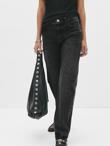 Loosefit Jeans di Pull&Bear in nero: frontale