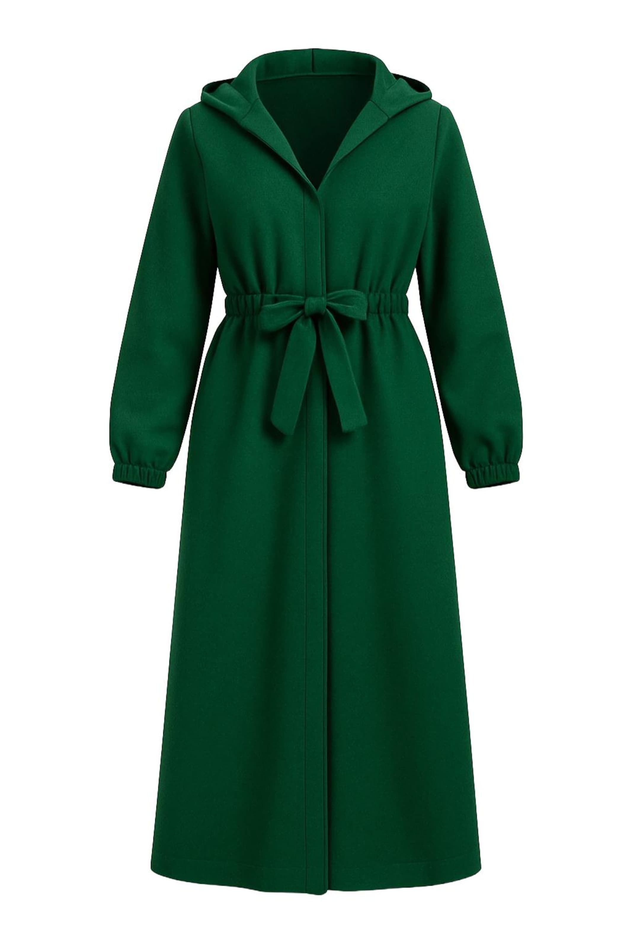 MODAMIHRAM Mantel in dunkelgrün, Produktansicht