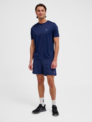 Hummel Regular Sportbroek 'Pulse' in Blauw