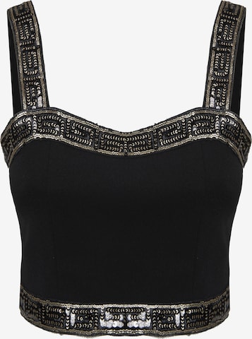 Influencer Toppi värissä musta: etupuoli