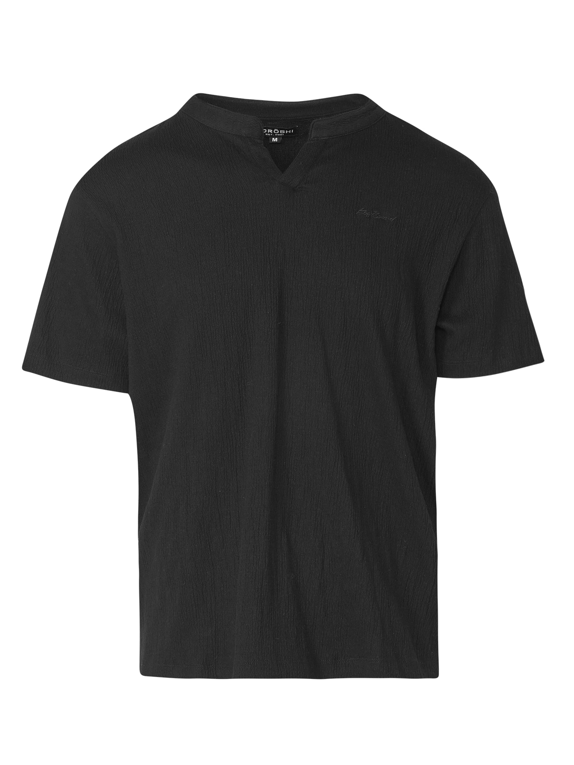 melns KOROSHI T-Krekls: no priekšpuses