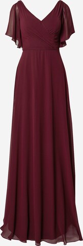 STAR NIGHT Evening Dress in Red: front