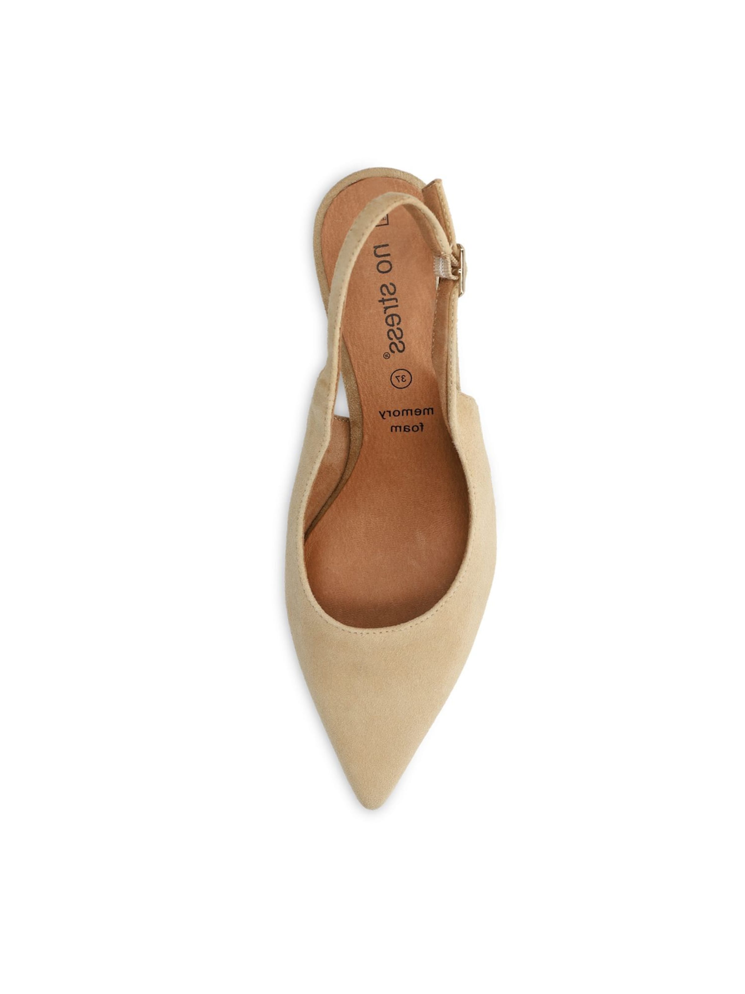 Escarpins à bride arrière no stress en marron