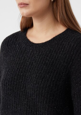 COMMA Sweter w kolorze czarny