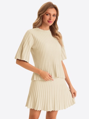 Imily Bela Κουστούμι σε μπεζ: μπροστά