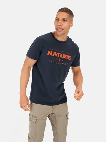 CAMEL ACTIVE Shirt in Blue: front