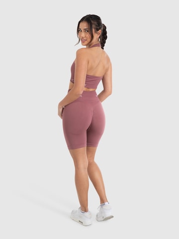 Smilodox Skinny Workout Pants 'Azura' in Pink