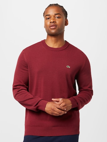 LACOSTE Regular fit Sweater in Brown: front
