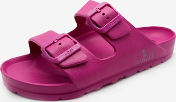 thies Mules in Pink: front