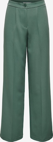 Pantaloni con pieghe di ONLY in verde: frontale