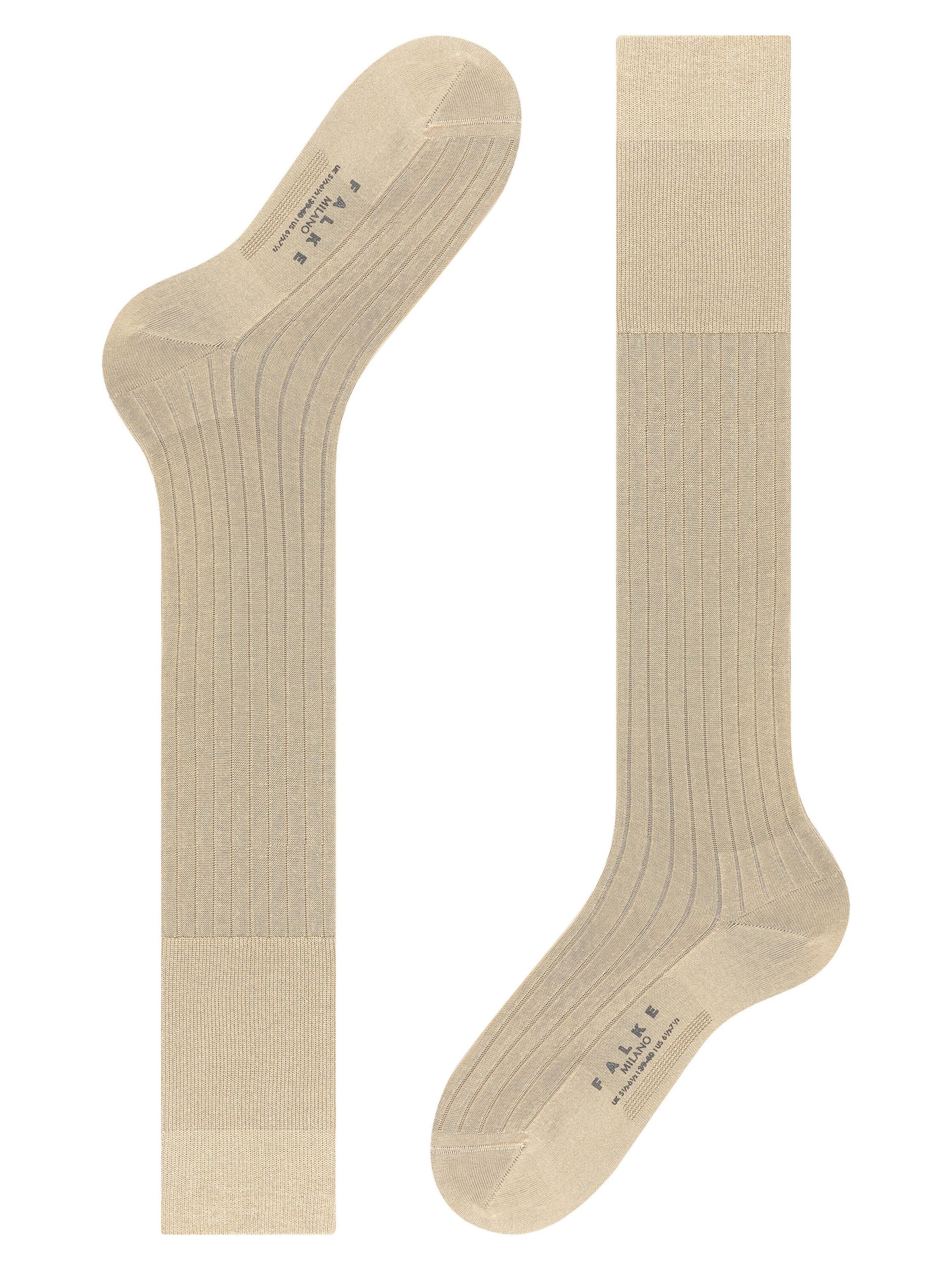 FALKE Knee High Socks 'Milano' in Beige