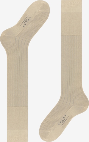 FALKE Kniestrümpfe 'Milano' in Beige: Vorderseite