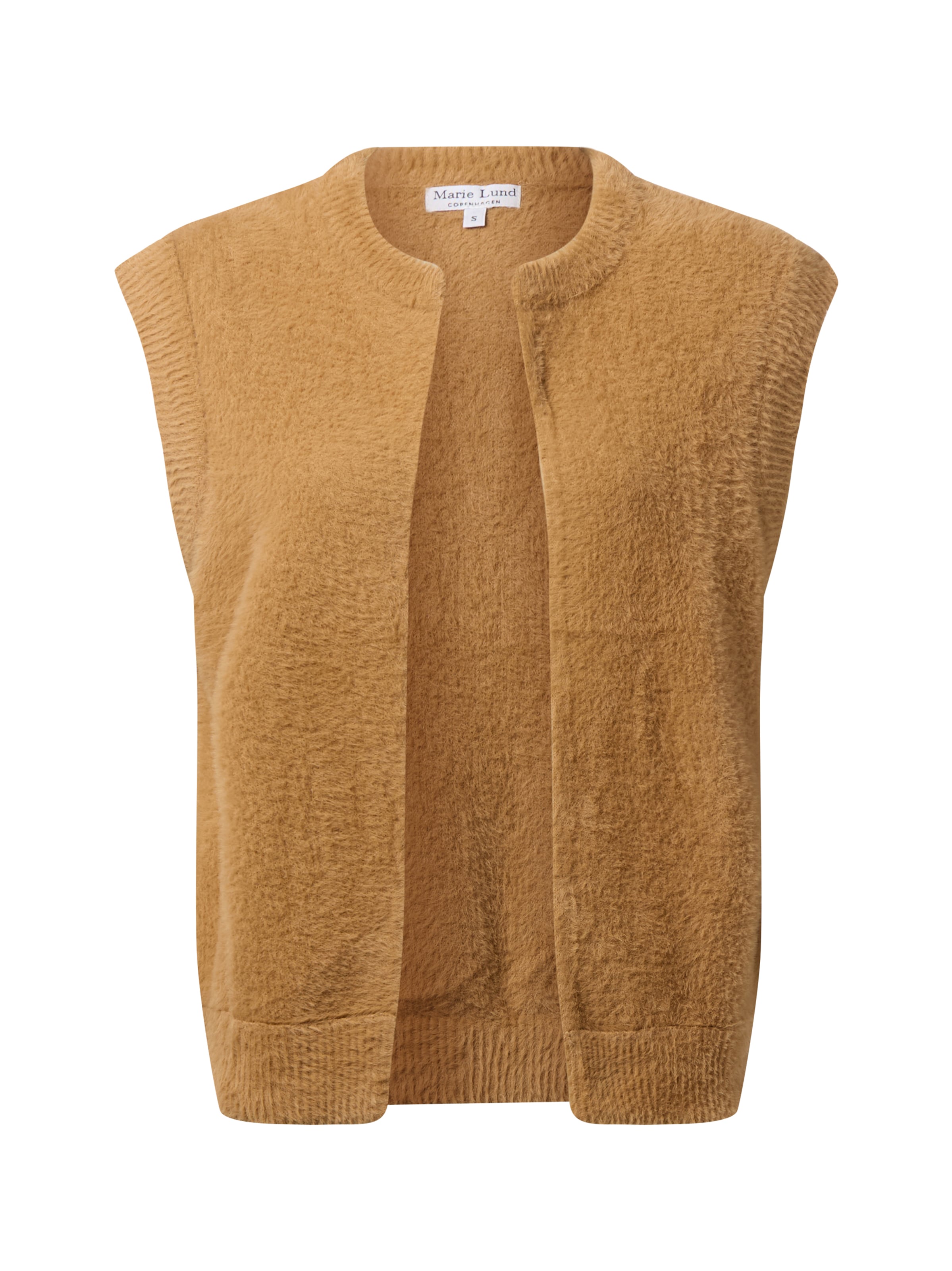 Marie Lund Weste in Beige: Vorderseite