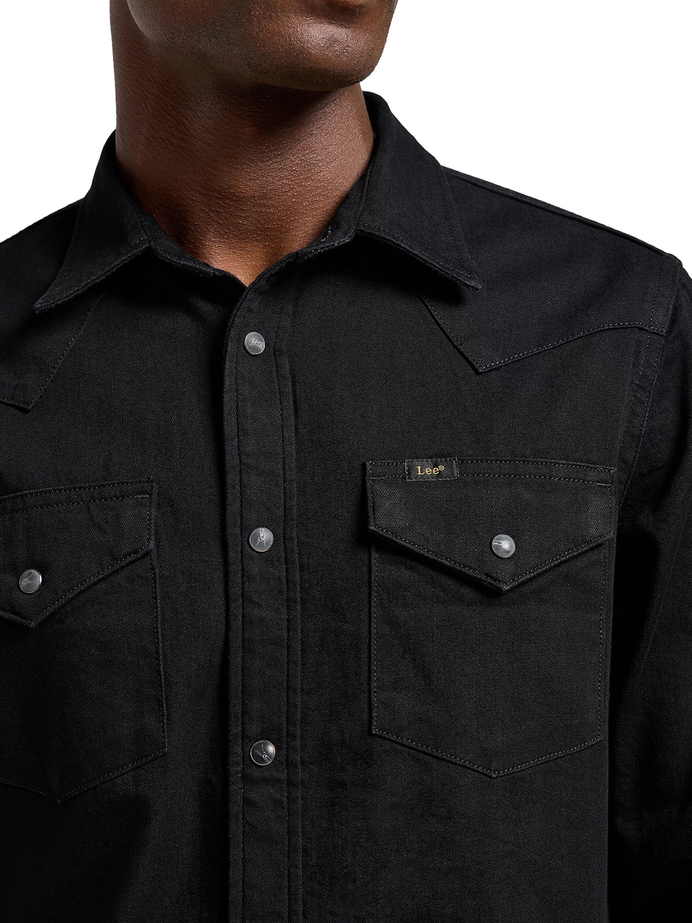 Regular fit Camicia di Lee in nero
