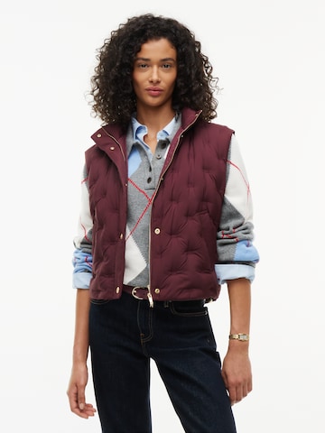 TOMMY HILFIGER Liivi värissä punainen: etupuoli