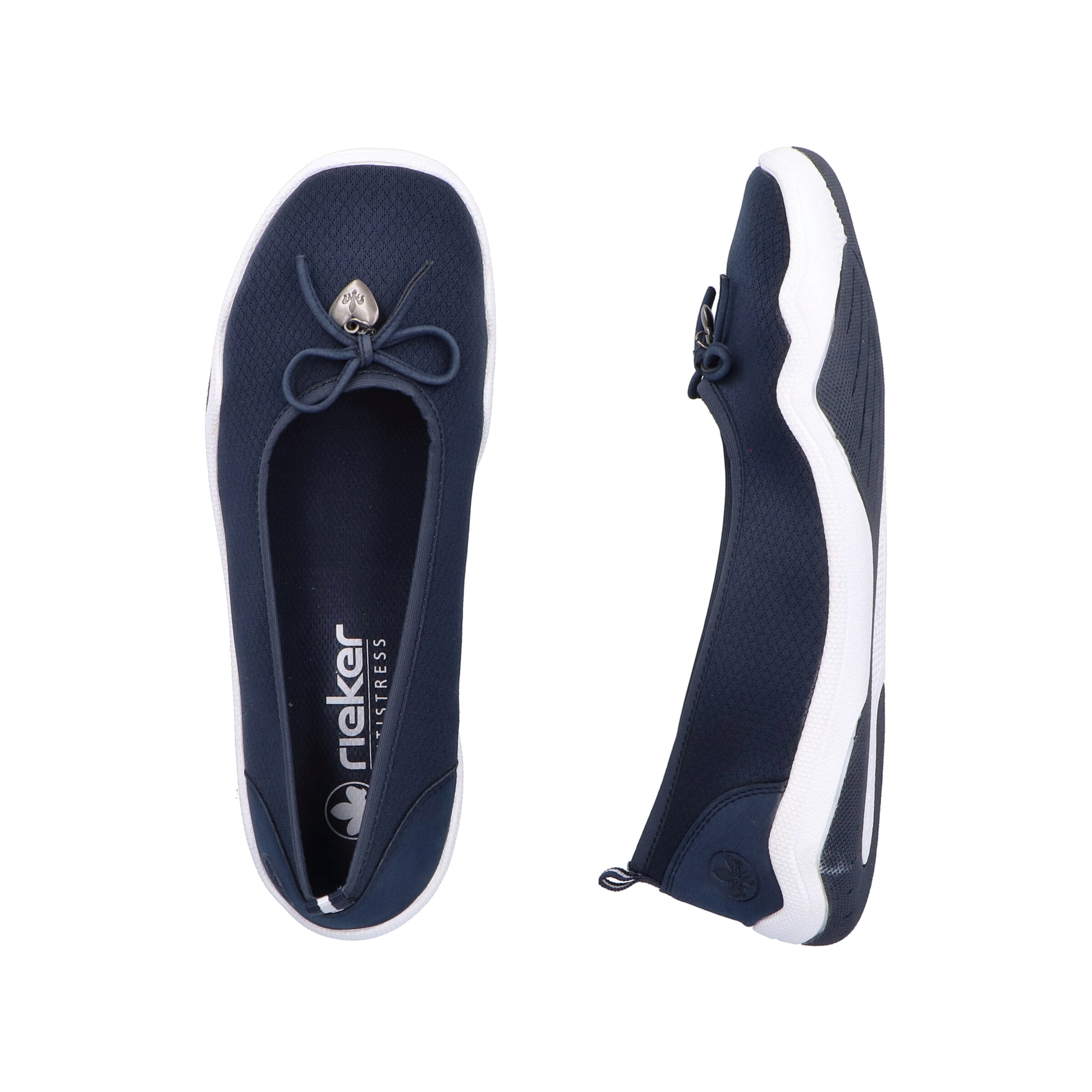 Rieker Ballerina in Blau