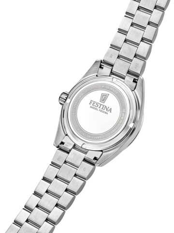 FESTINA Analoog horloge 'Date watch Classic Steel Swiss Made' in Zwart