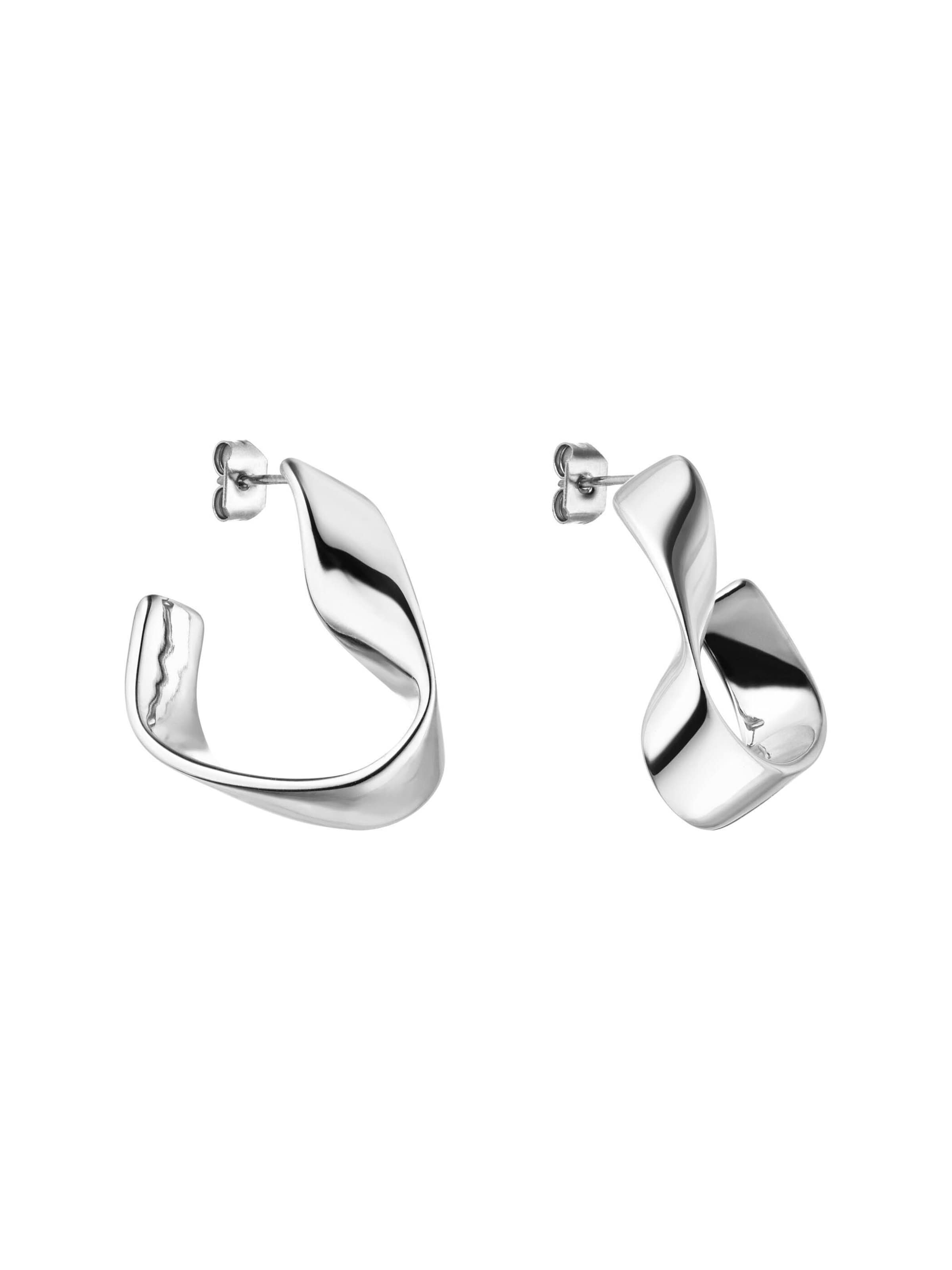 PURELEI Earrings 'River' in Silver