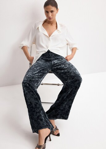 MANGO Wide leg Pants 'Salva-a' in Blue