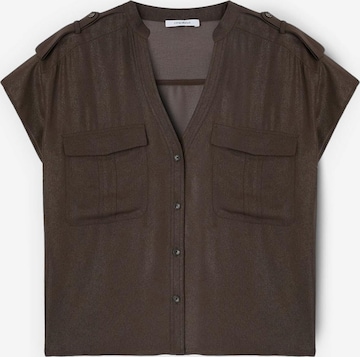 MOTIVI Blouse in Brown: front