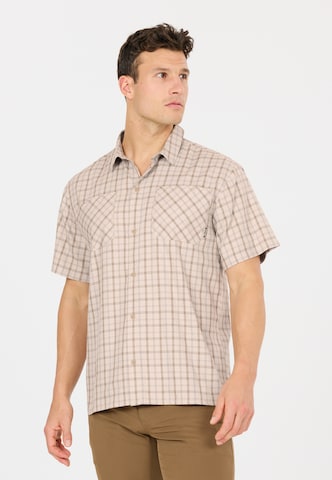 Whistler Regular fit Functioneel overhemd 'Leslies' in Bruin: voorkant