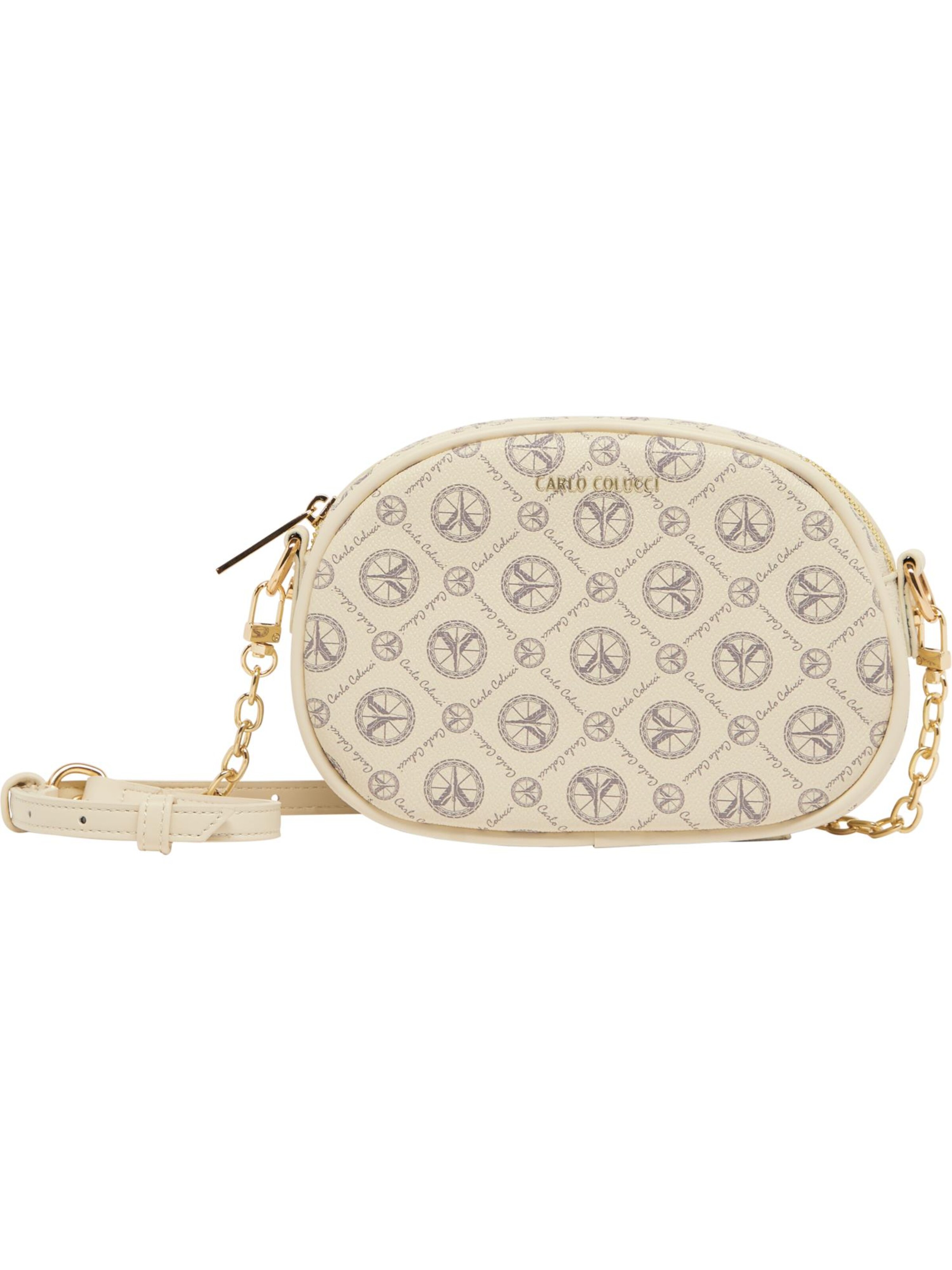 Carlo Colucci Umhängetasche 'Dalbon' in Beige