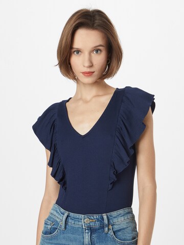 Lauren Ralph Lauren T-Shirt 'BALAYNA' in Blau: predná strana